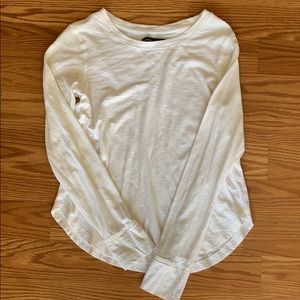abercrombie white long sleeve